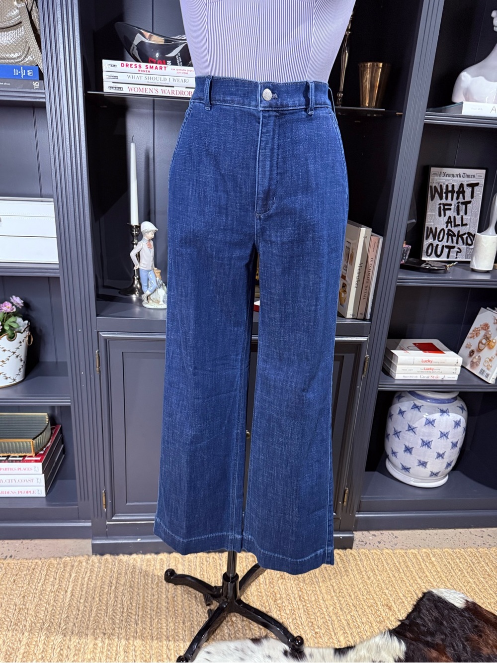 J.Crew High-Rise Trouser Jean – Dark Indigo – Size 29